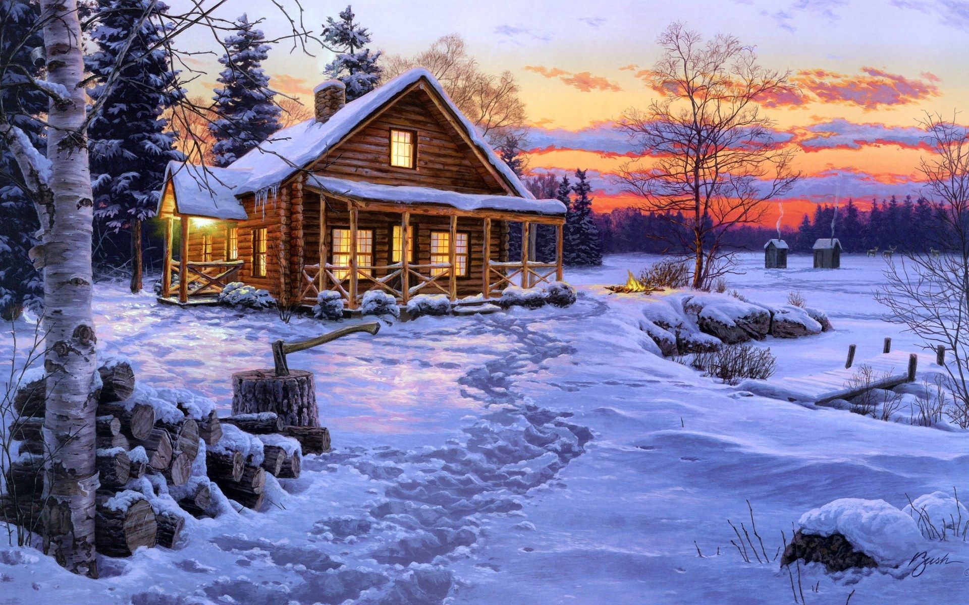 Snow Home Wallpapers