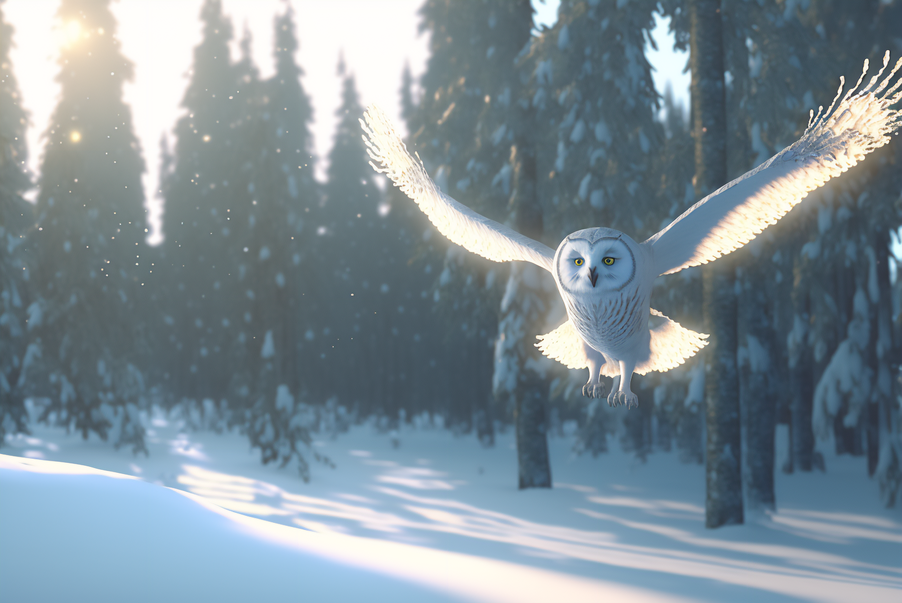 Snow Owl Wallpapers