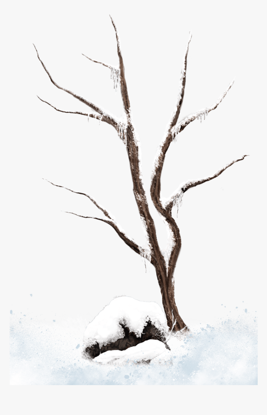 Snow Tree Background