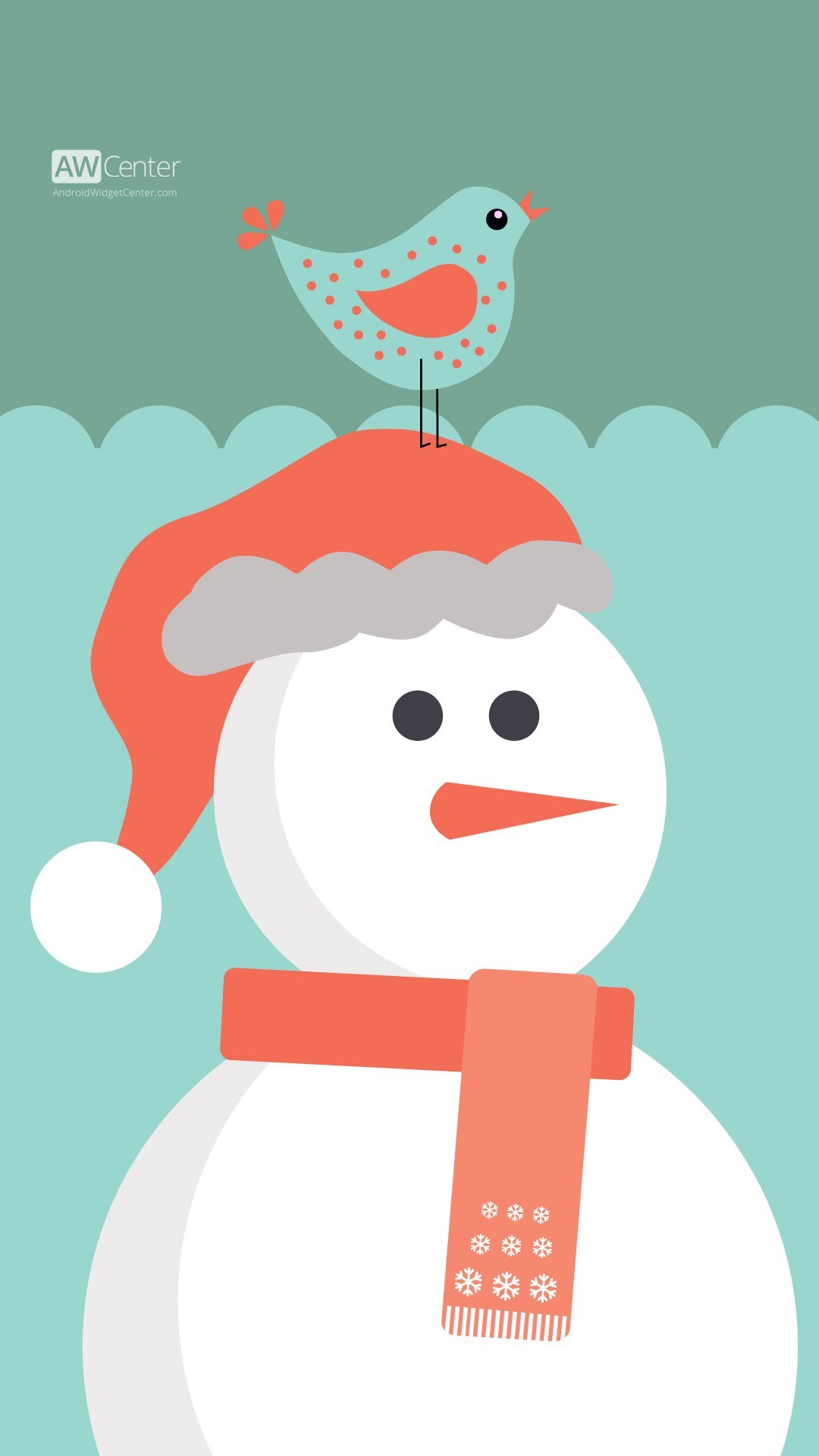 Snowman Background Iphone