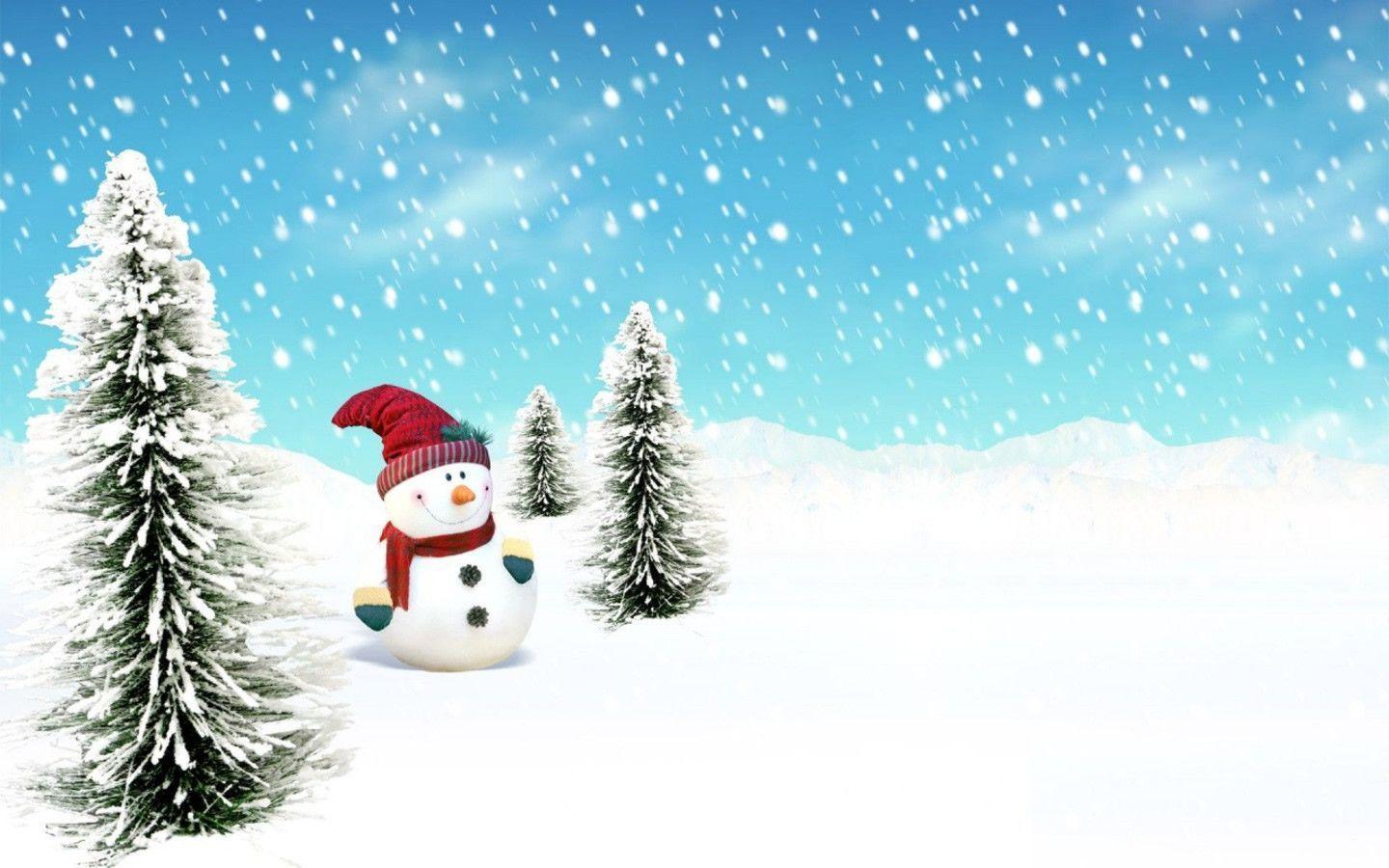 Snowy Christmas Backgrounds