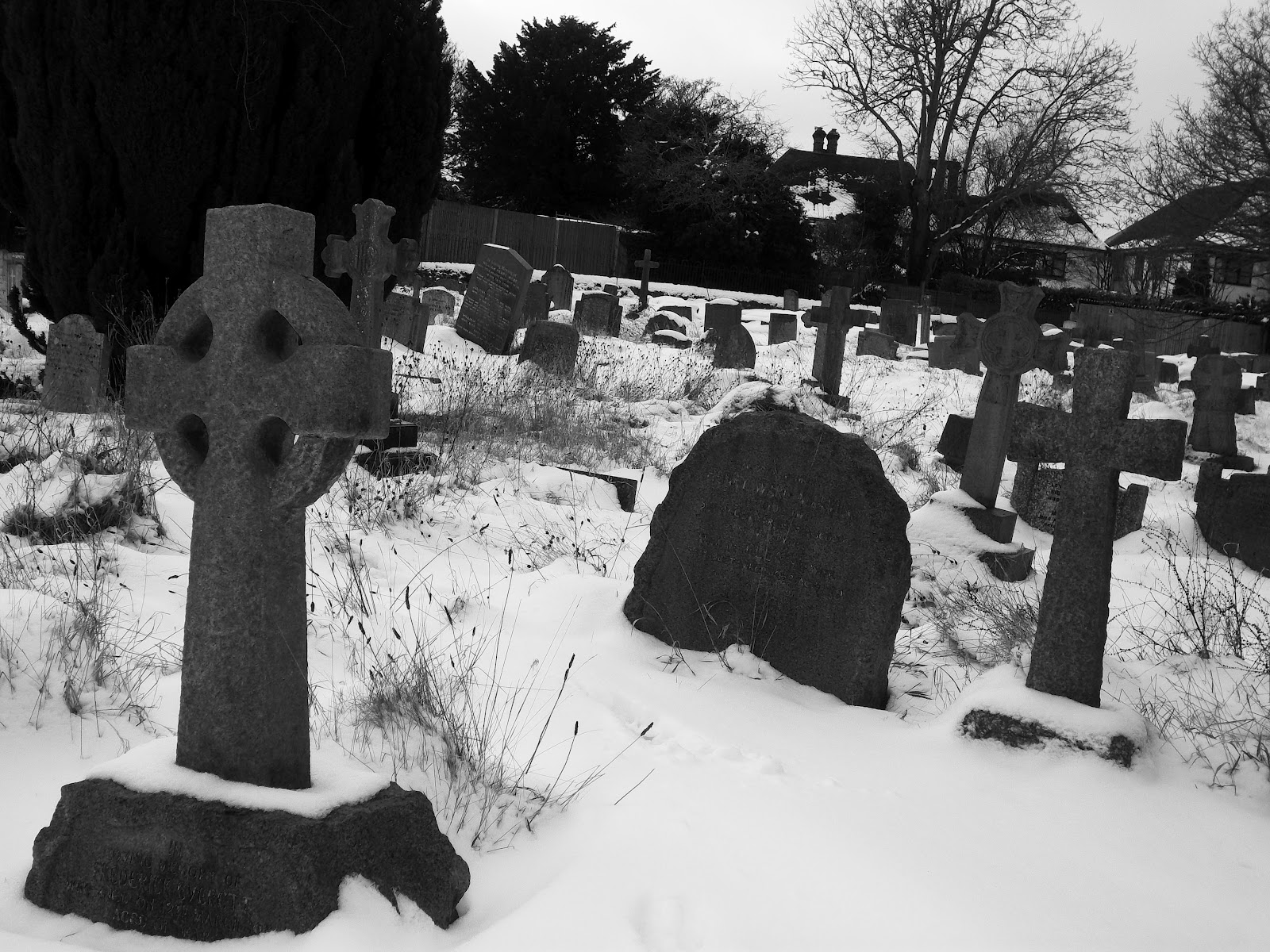 Snowy Graveyard Wallpapers