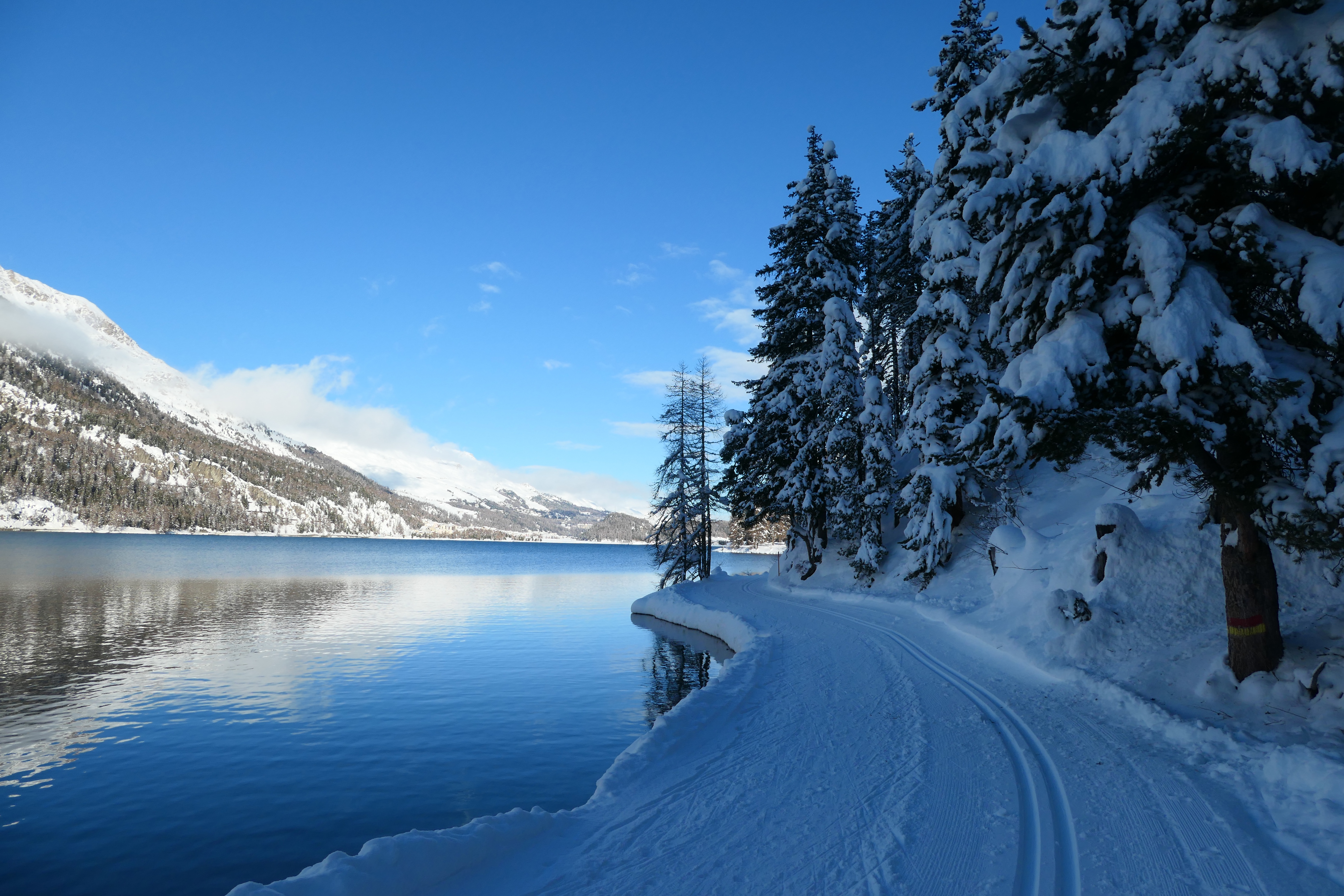 Snowy Lake Wallpapers