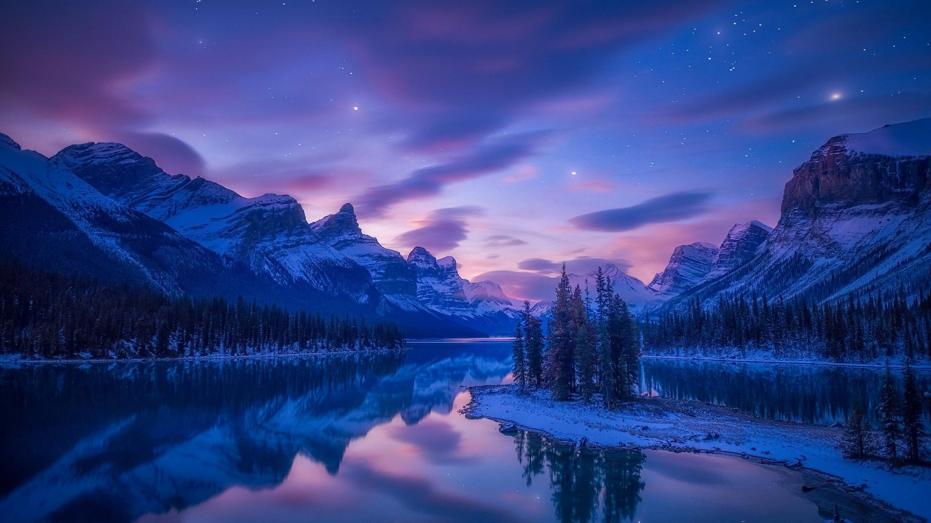 Snowy Mountains Lakes Wallpapers