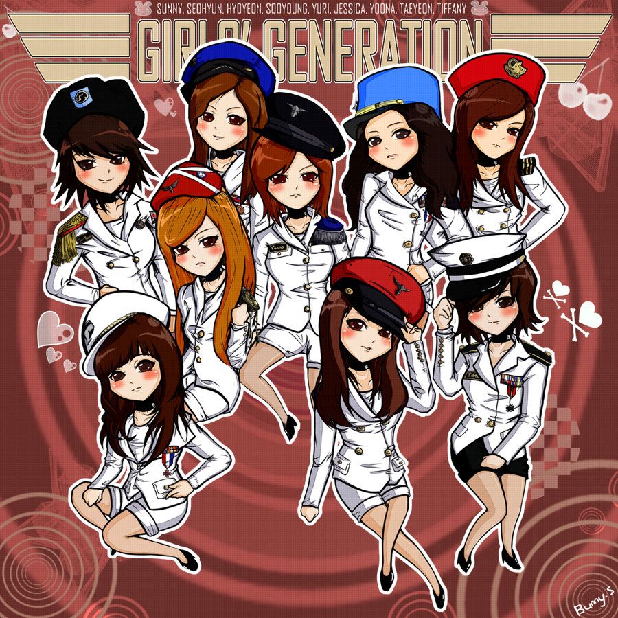 Snsd Chibis Wallpapers