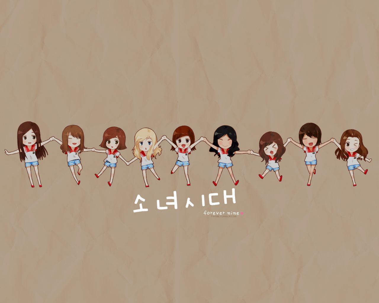 Snsd Chibis Wallpapers