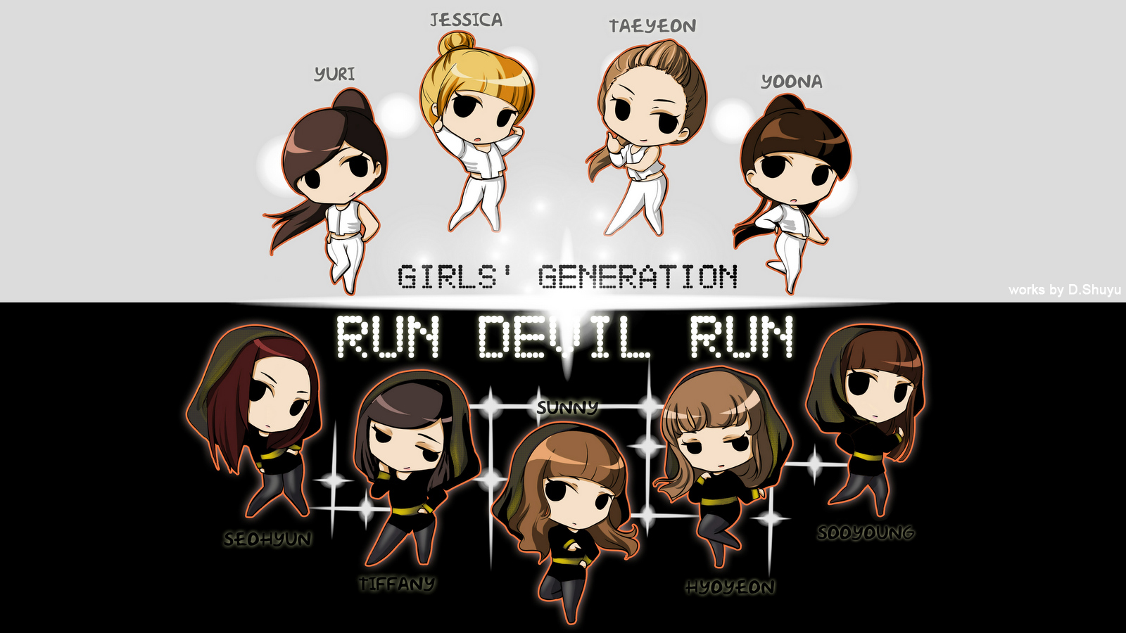 Snsd Chibis Wallpapers