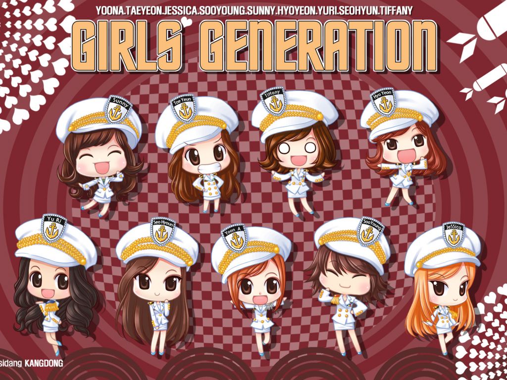 Snsd Chibis Wallpapers