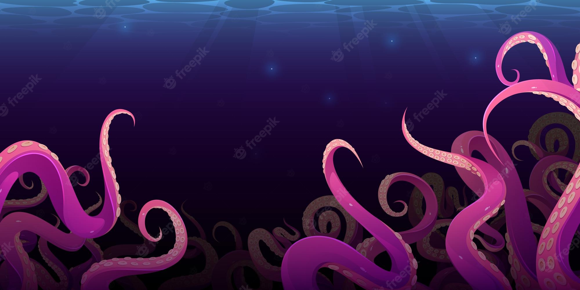 Soft Waving Tentacles Wallpapers