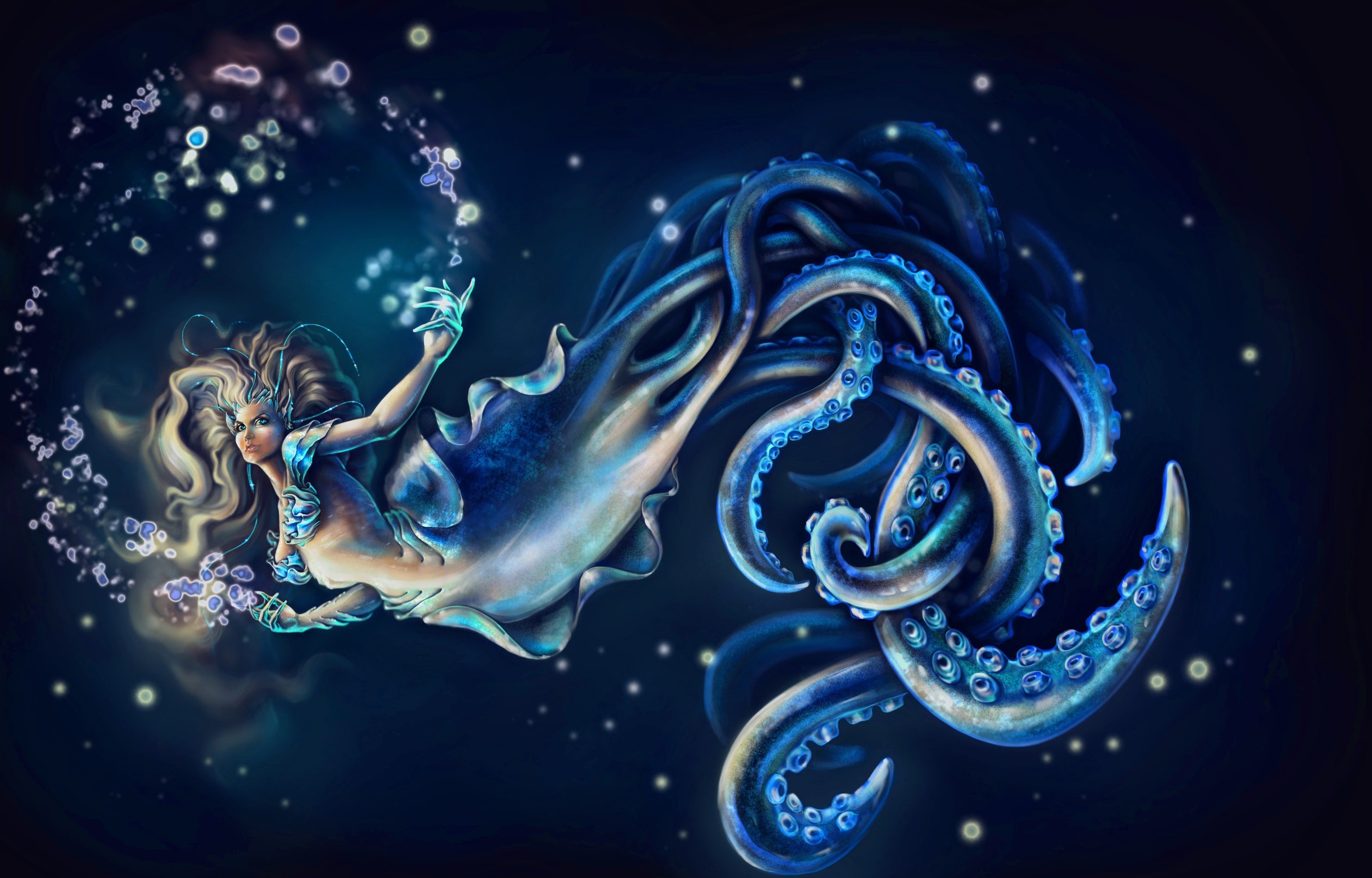 Soft Waving Tentacles Wallpapers