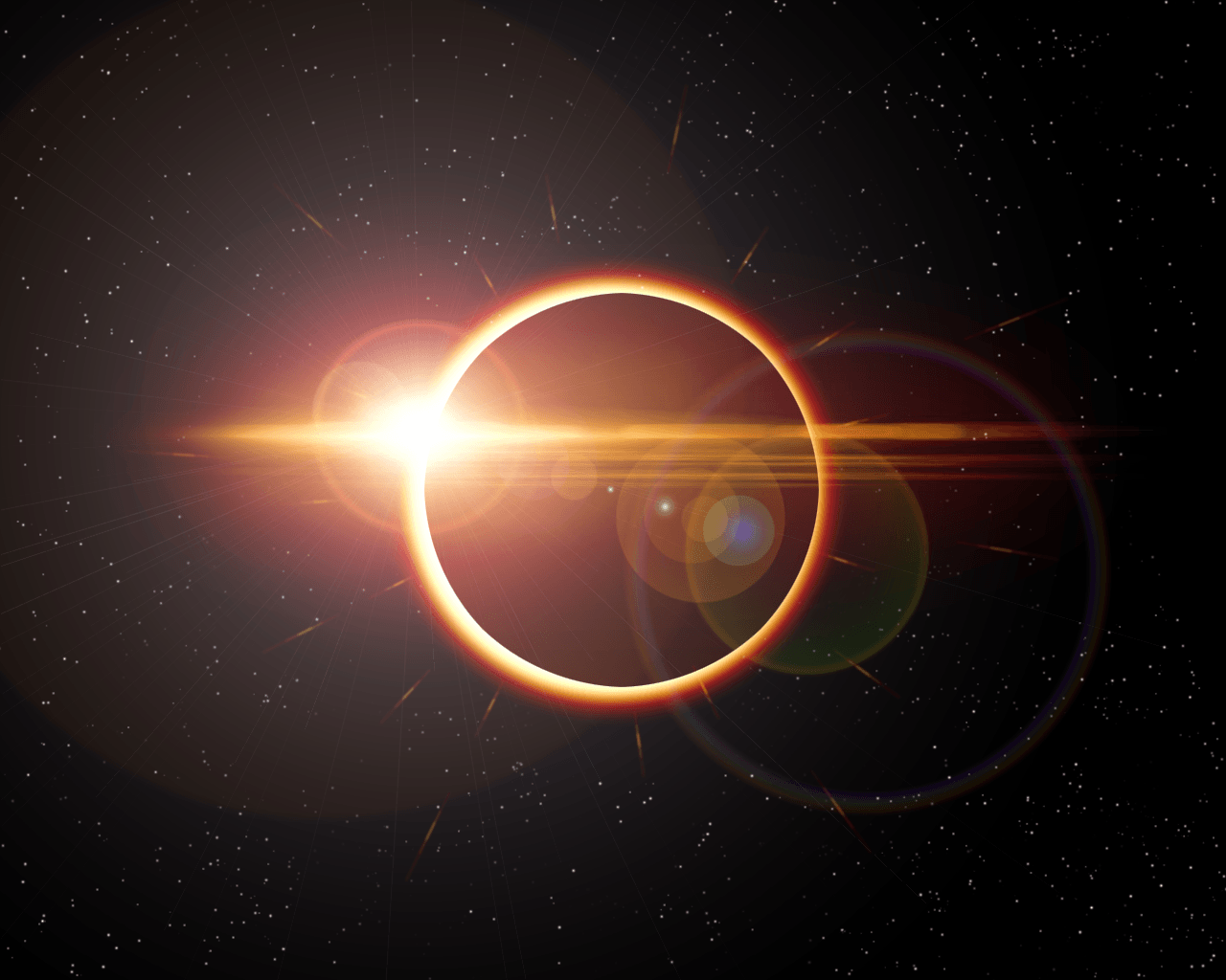 Solar Eclipse Aesthetic Wallpapers