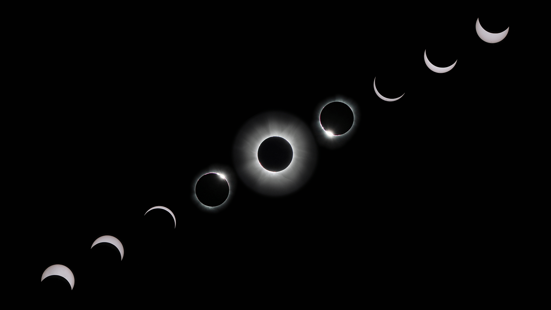 Solar Eclipse Monochrome Wallpapers