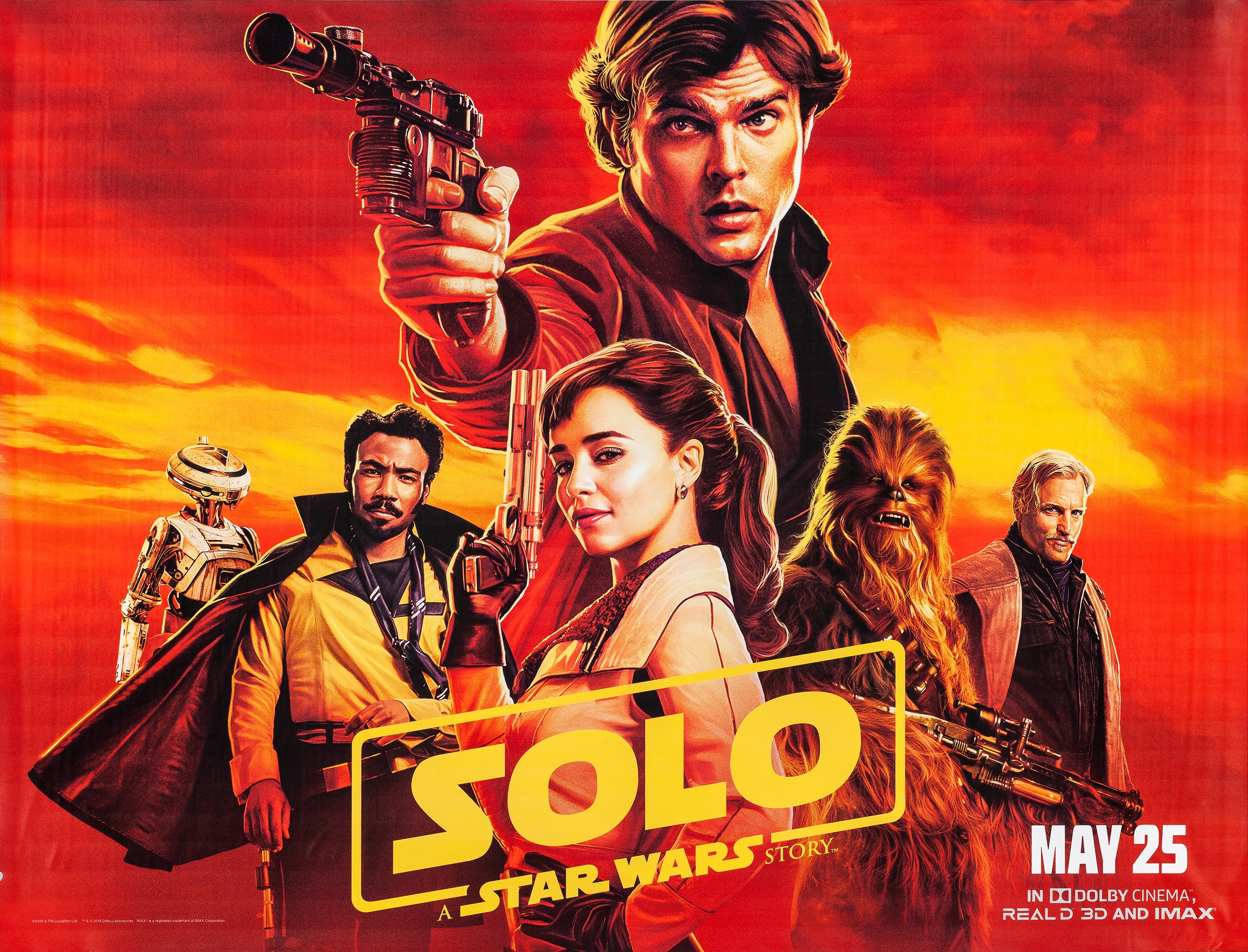 Solo A Star Wars Story Movie Poster 2018 Wallpapers