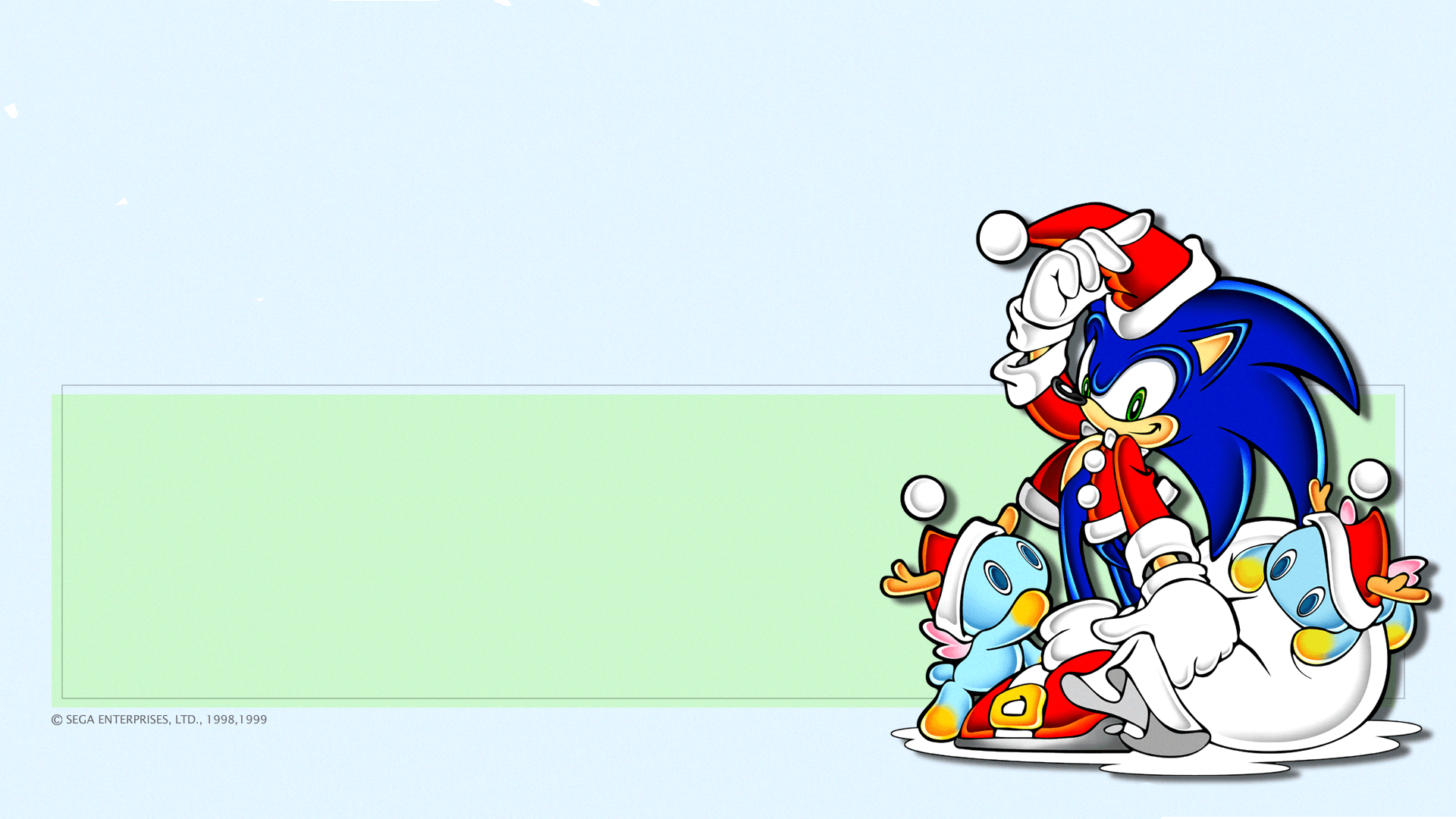 Sonic Christmas Wallpapers