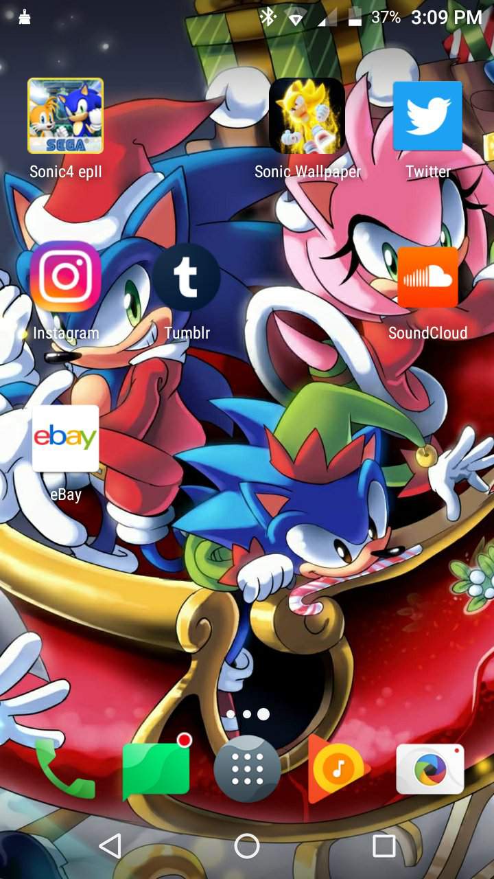 Sonic Christmas Wallpapers