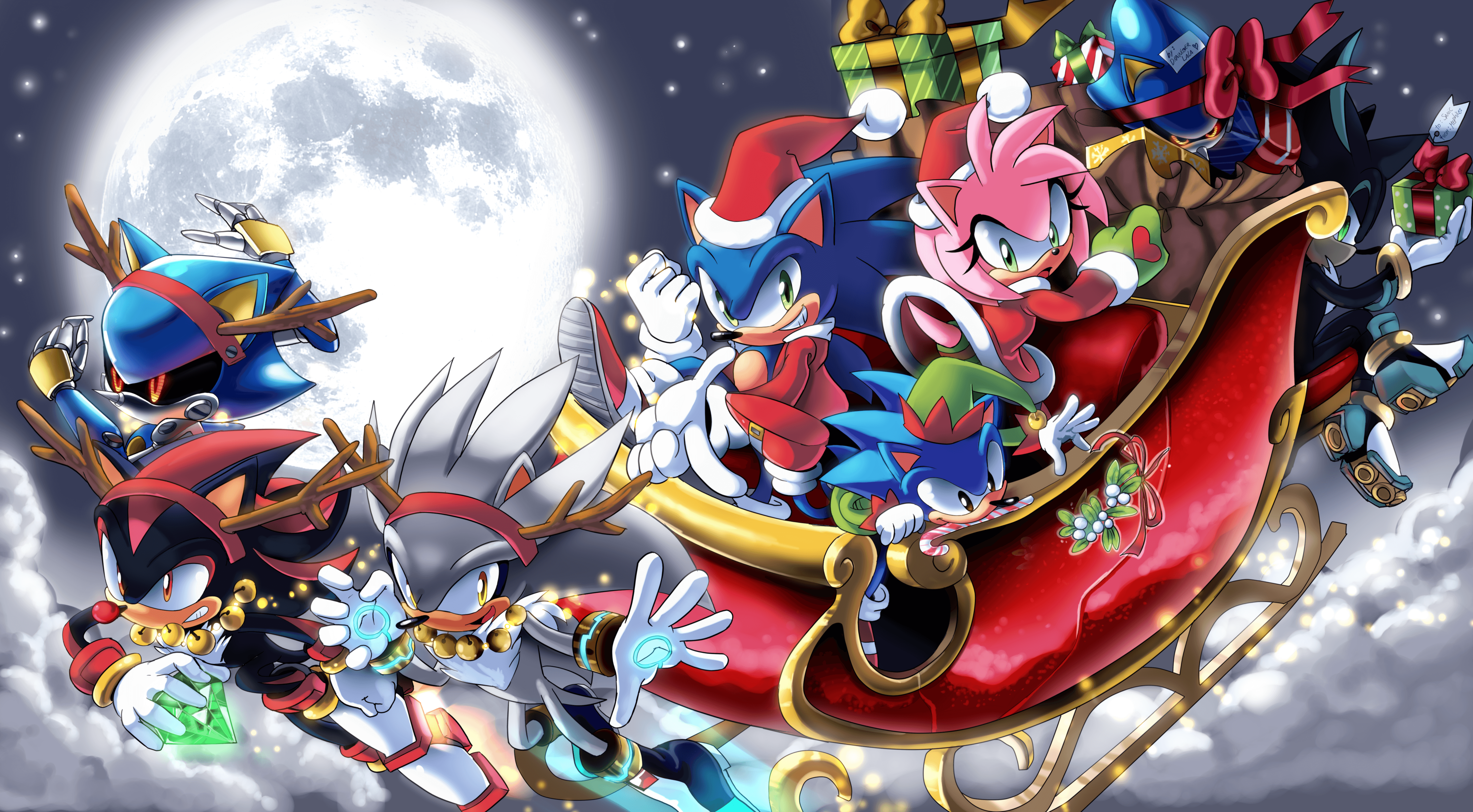 Sonic Christmas Wallpapers