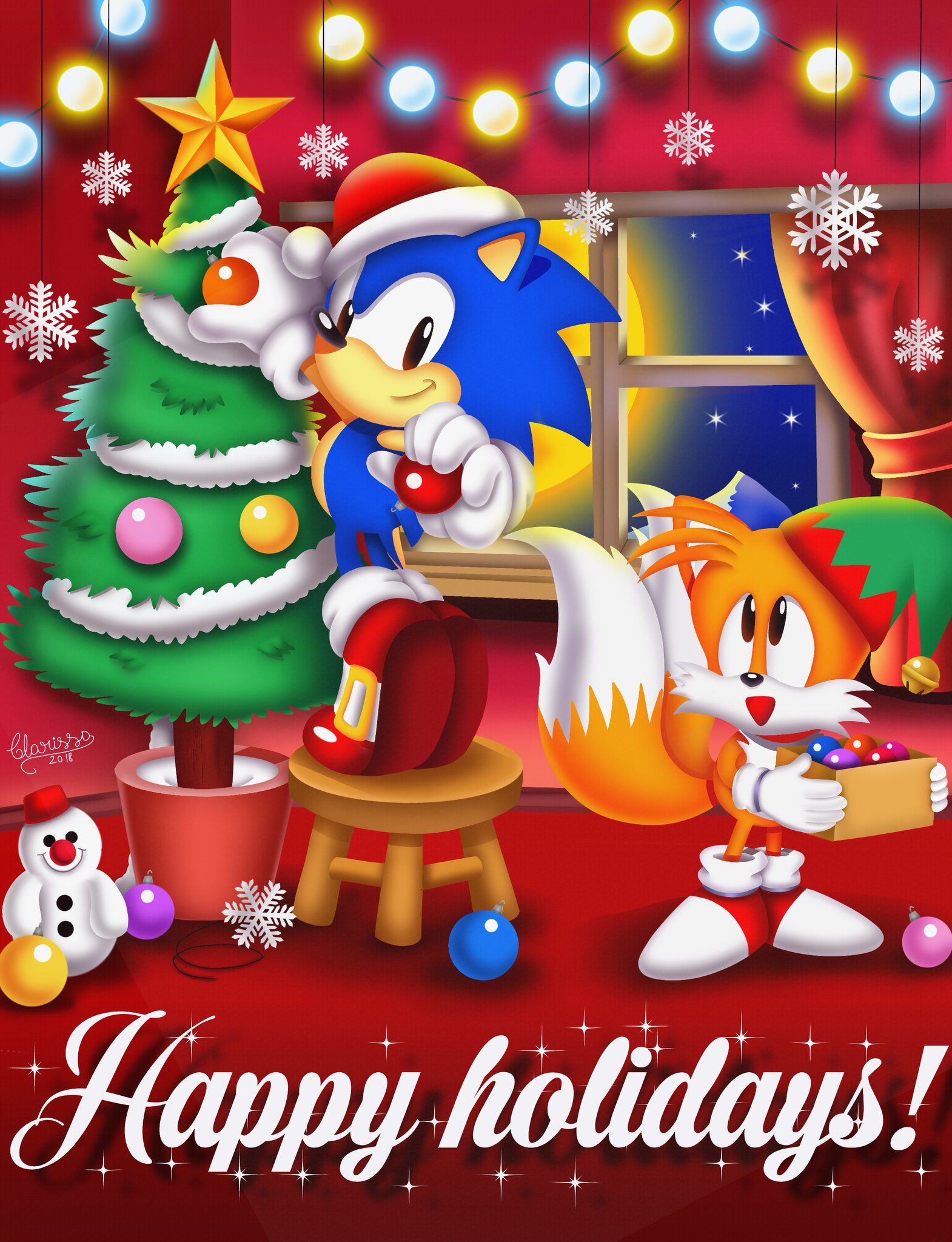 Sonic Christmas Wallpapers