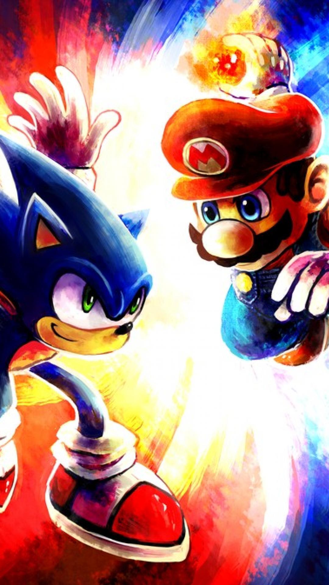 Sonic Vs Mario Wallpapers