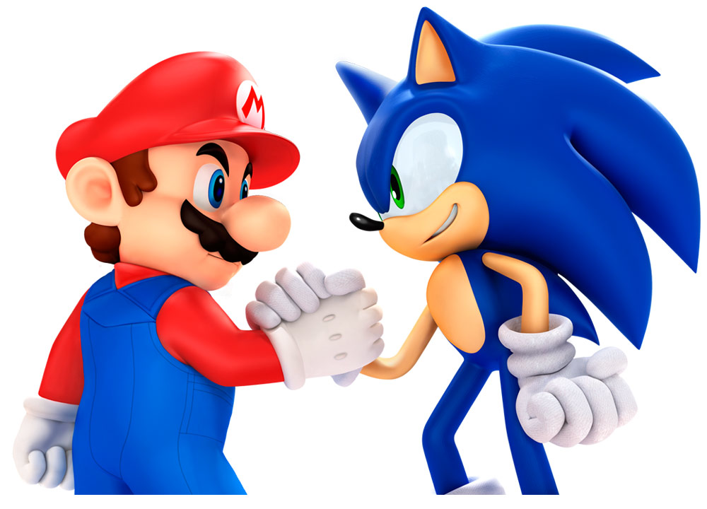 Sonic Vs Mario Wallpapers