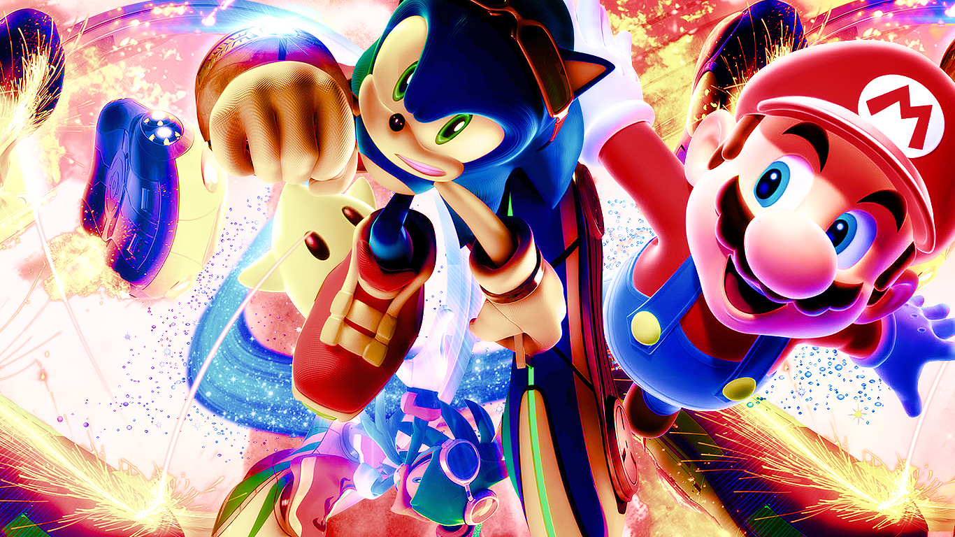 Sonic Vs Mario Wallpapers