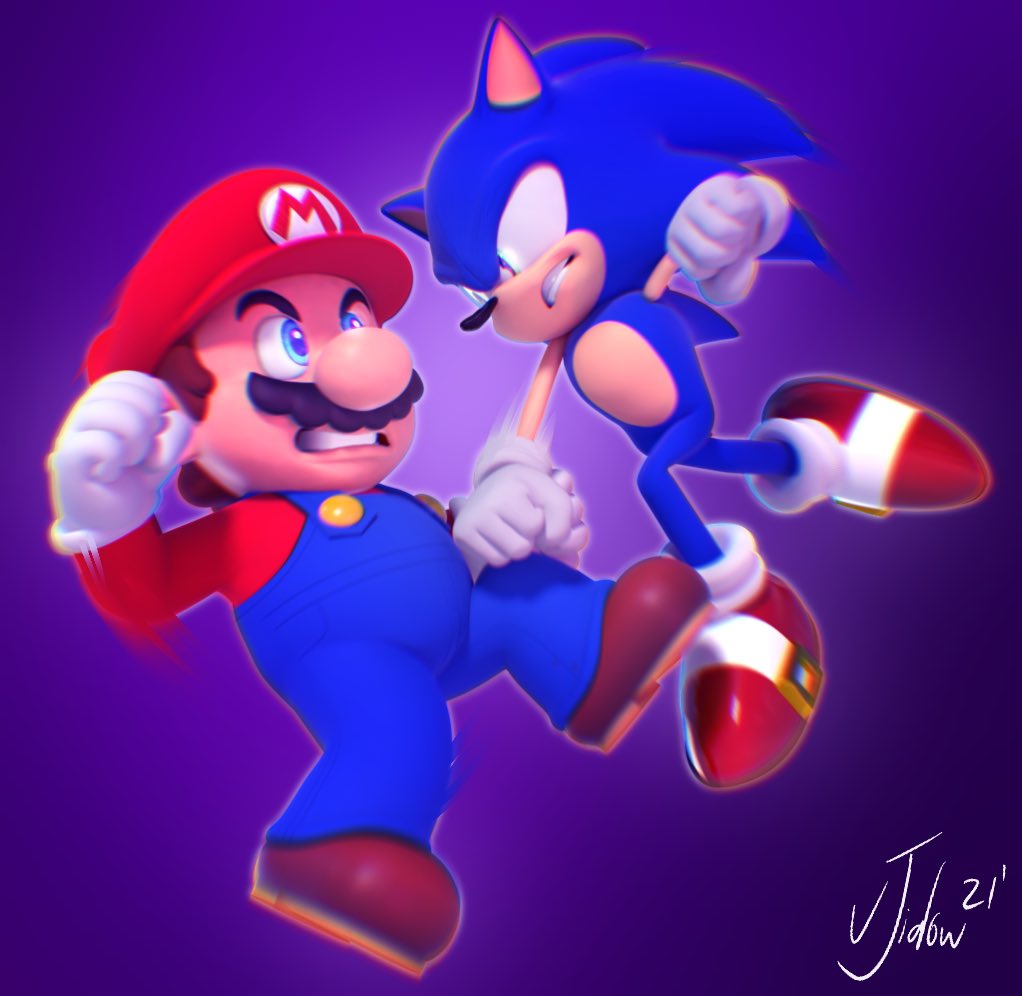 Sonic Vs Mario Wallpapers