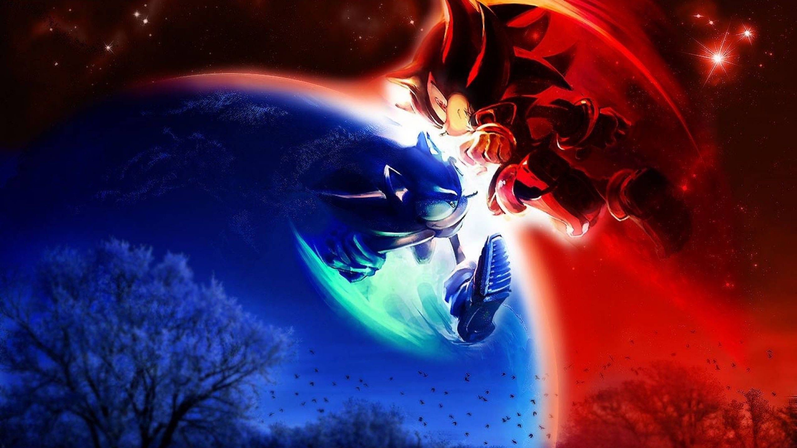 Sonic Vs Shadow Wallpapers