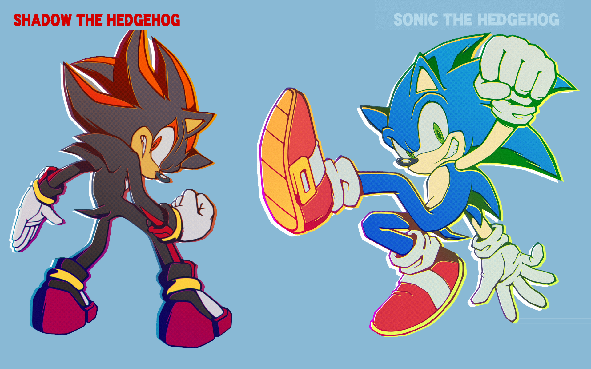 Sonic Vs Shadow Wallpapers