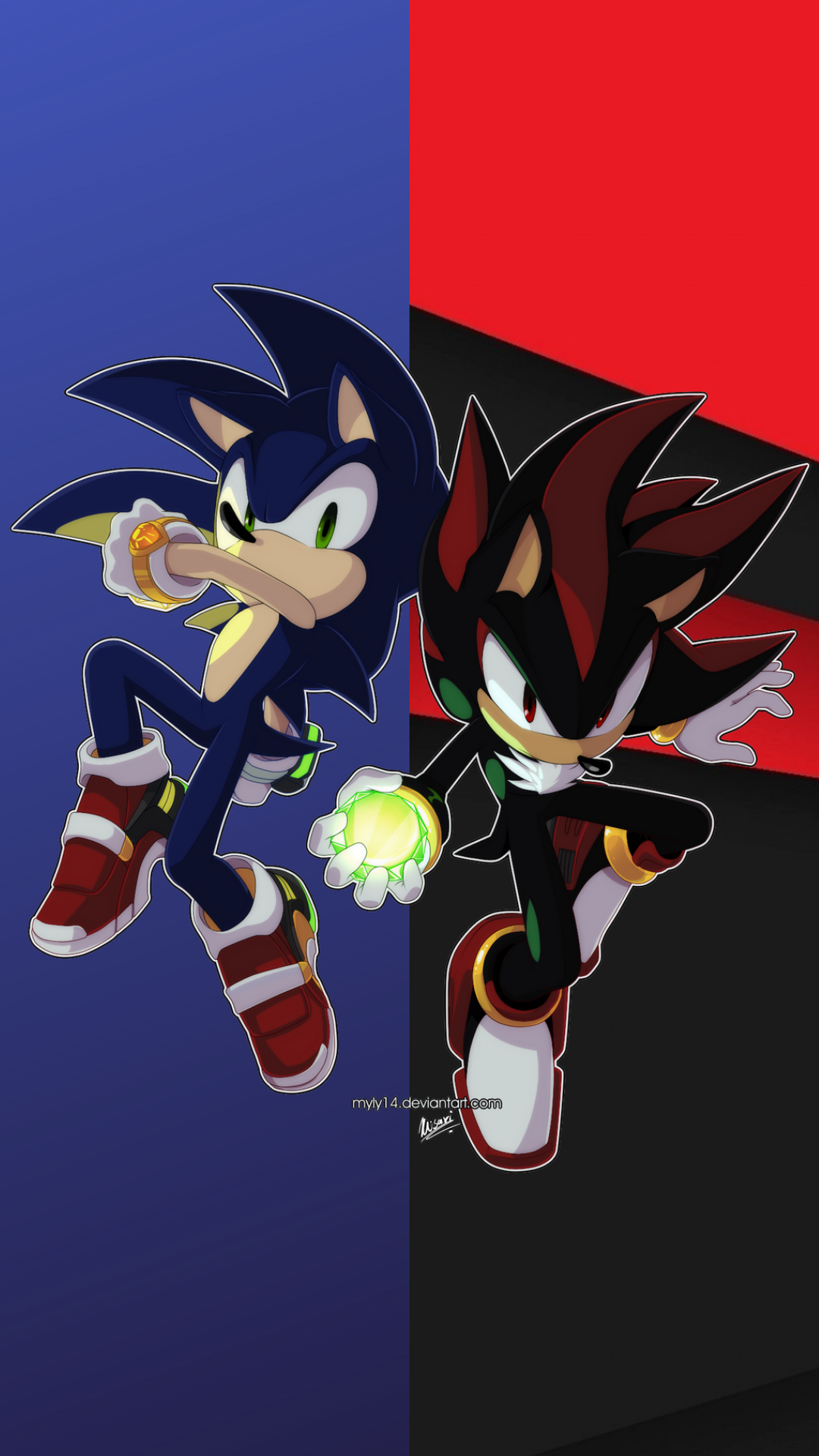 Sonic Vs Shadow Wallpapers