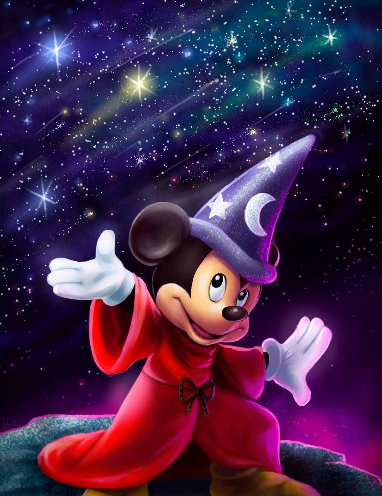 Sorcerer Mickey Iphone Wallpapers