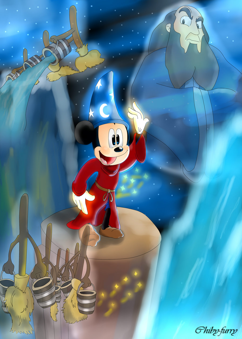 Sorcerer Mickey Iphone Wallpapers