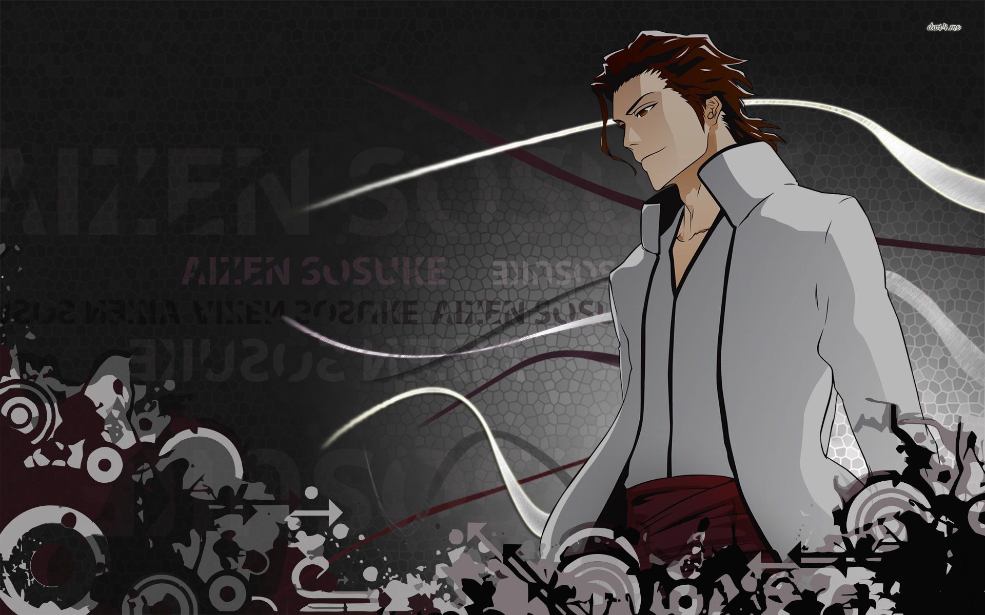 Sosuke Aizen Minimal Art Wallpapers