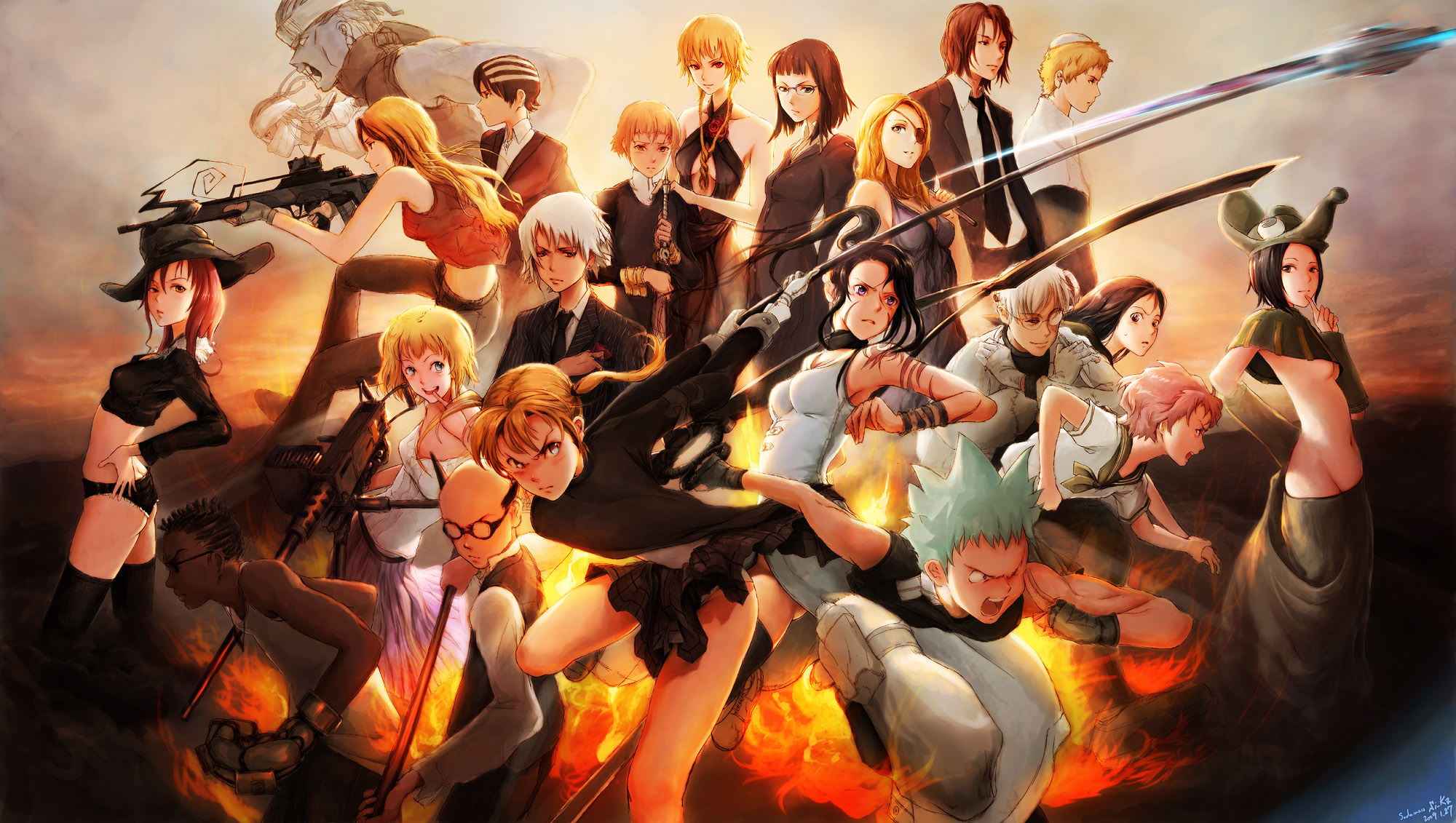 Soul Eater All Characters Wallpapers