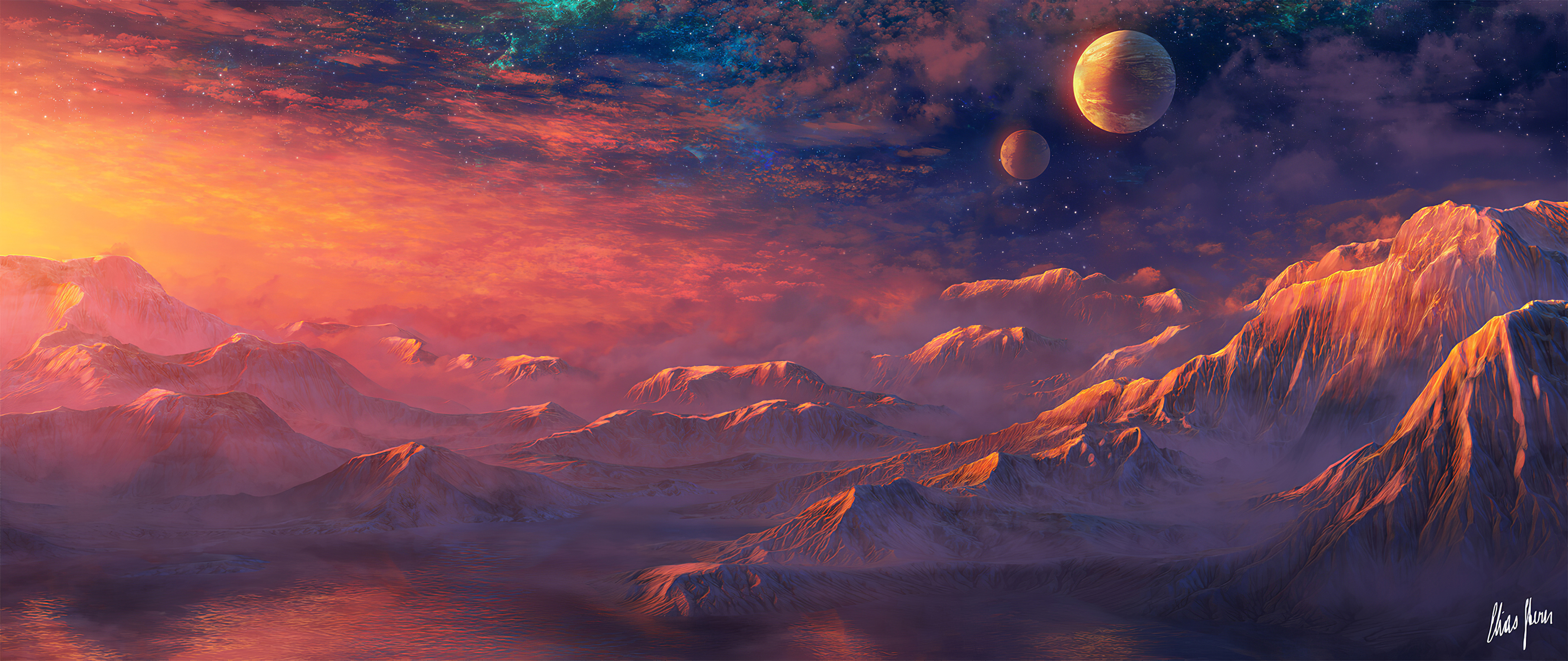 Space And The World Artwork Wallpapers