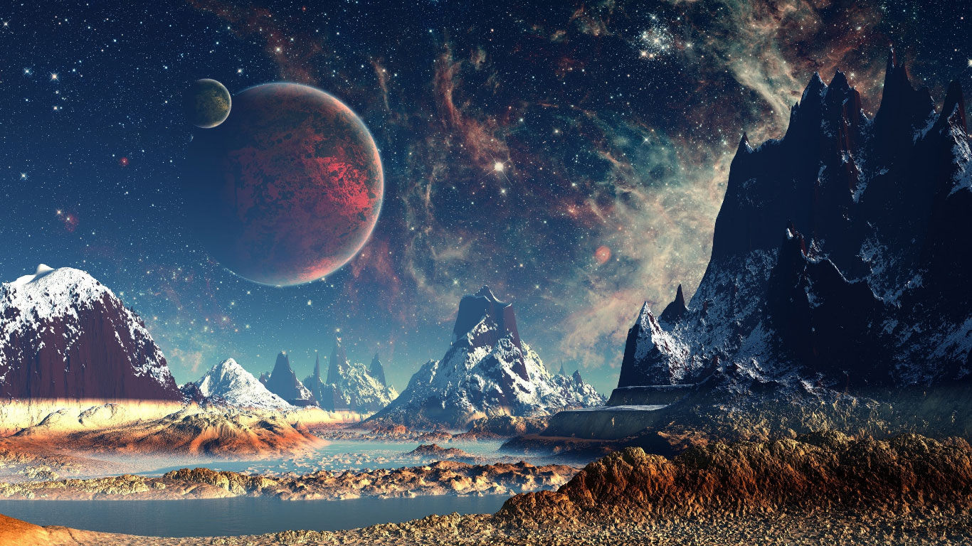 Space And The World Artwork Wallpapers