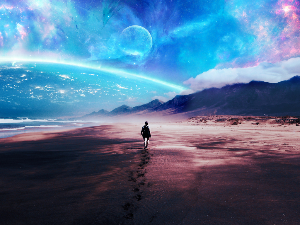 Space Beach Wallpapers