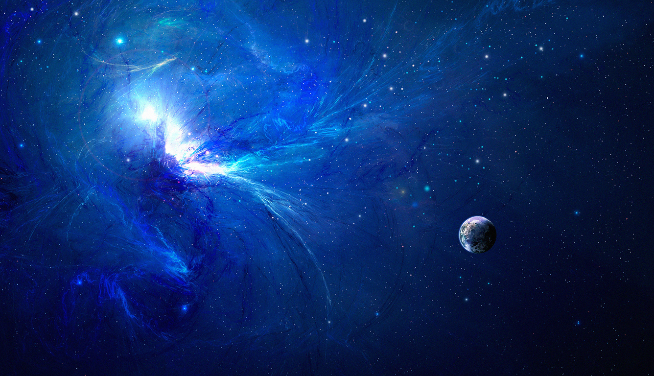 Space Blue Wallpapers