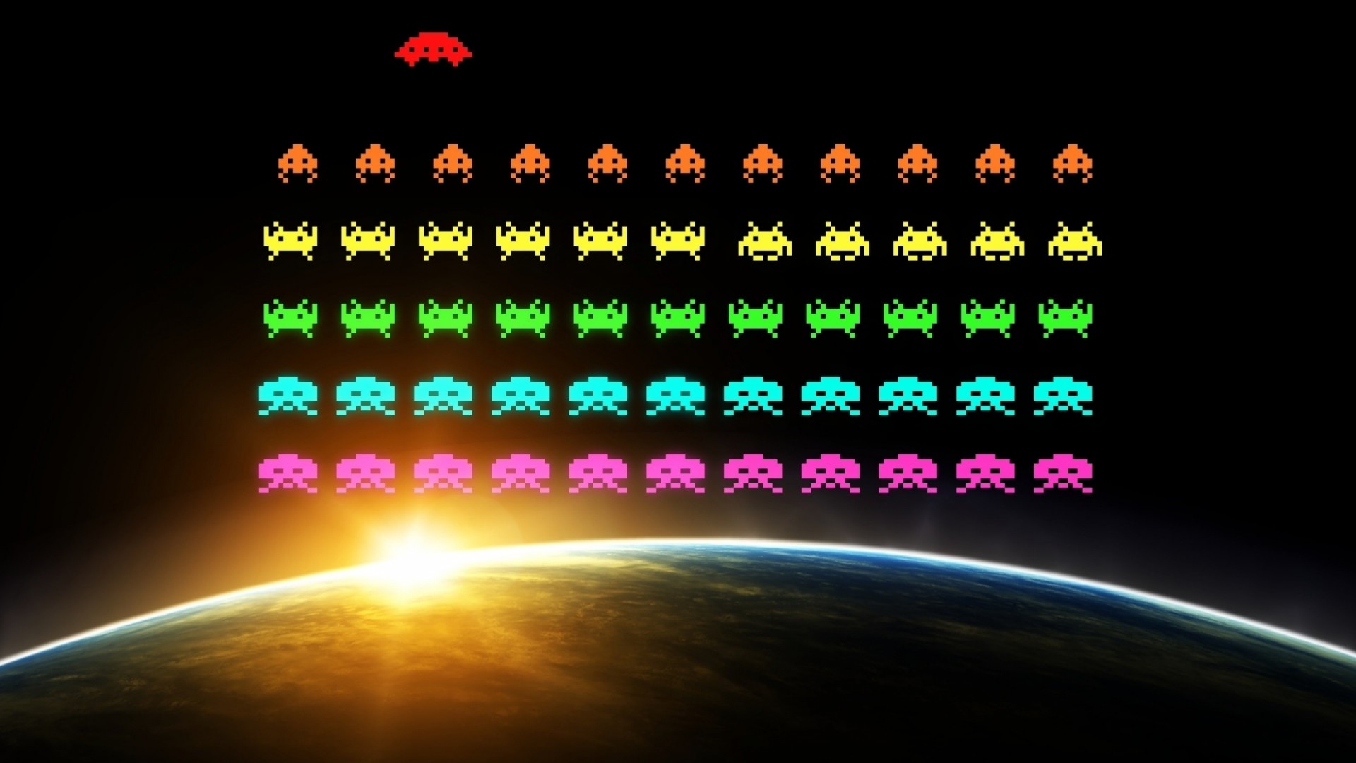 Space Invaders Backgrounds