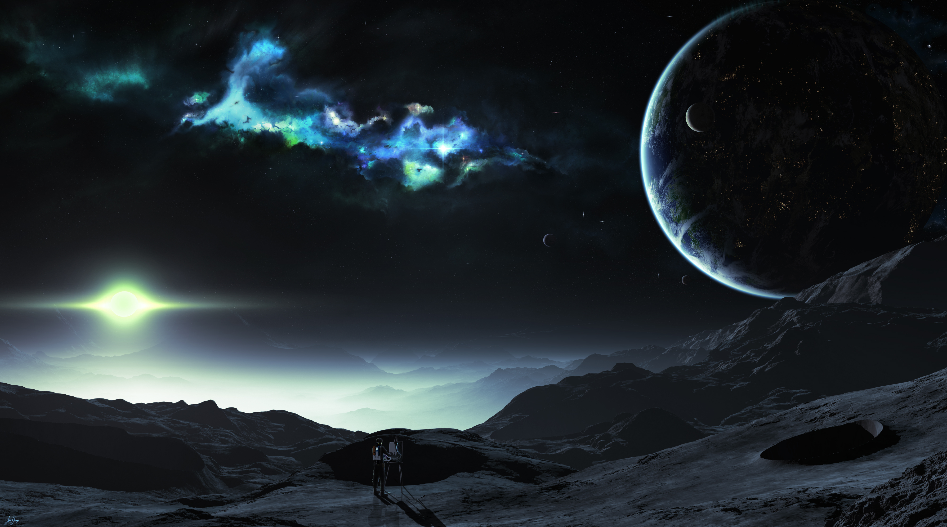 Space Landscape Wallpapers