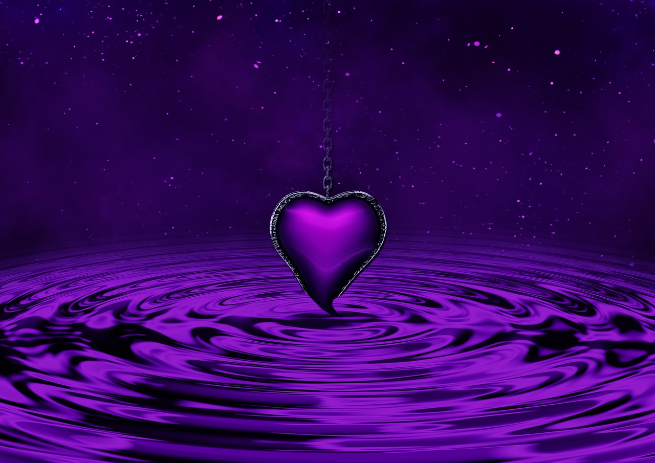 Space Love Background