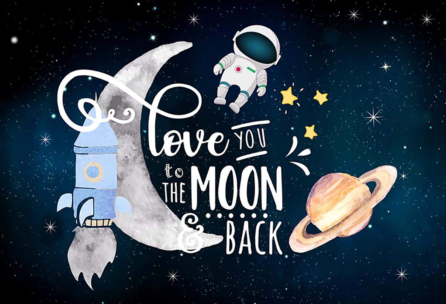 Space Love Background