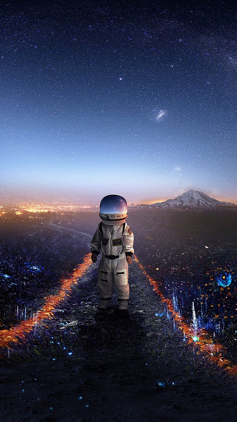 Space Man Artistic Galaxy Wallpapers