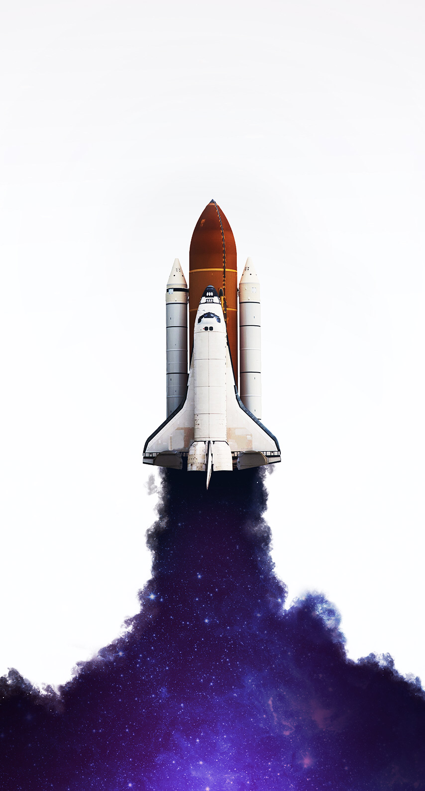 Space Shuttle Rocket Startup Concepts Minimalism Wallpapers