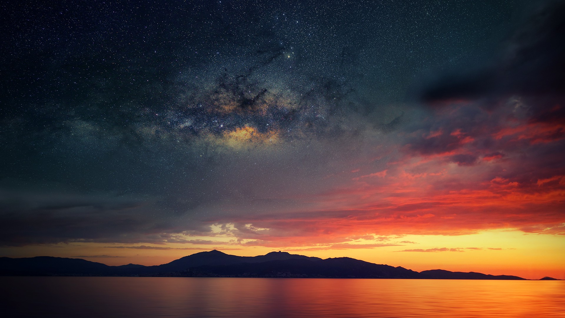 Space Sunset Wallpapers