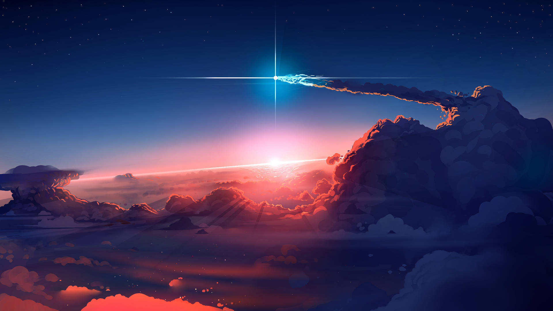 Space Sunset Wallpapers