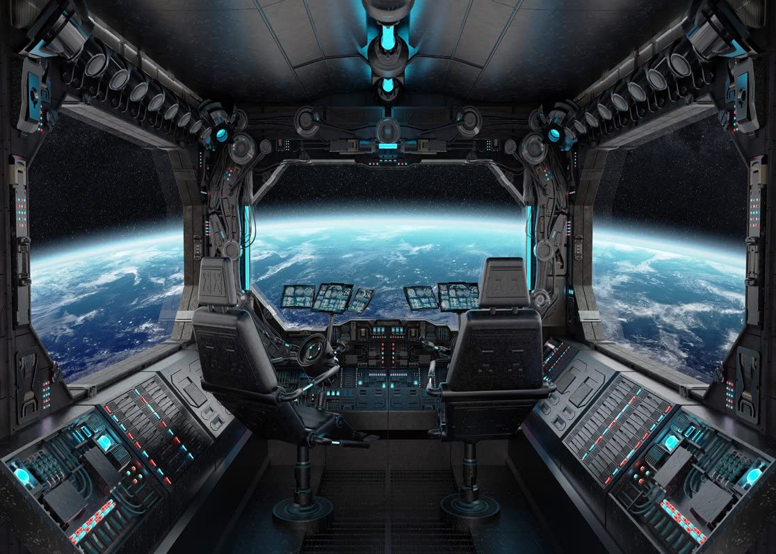 Spaceship Cockpit Background