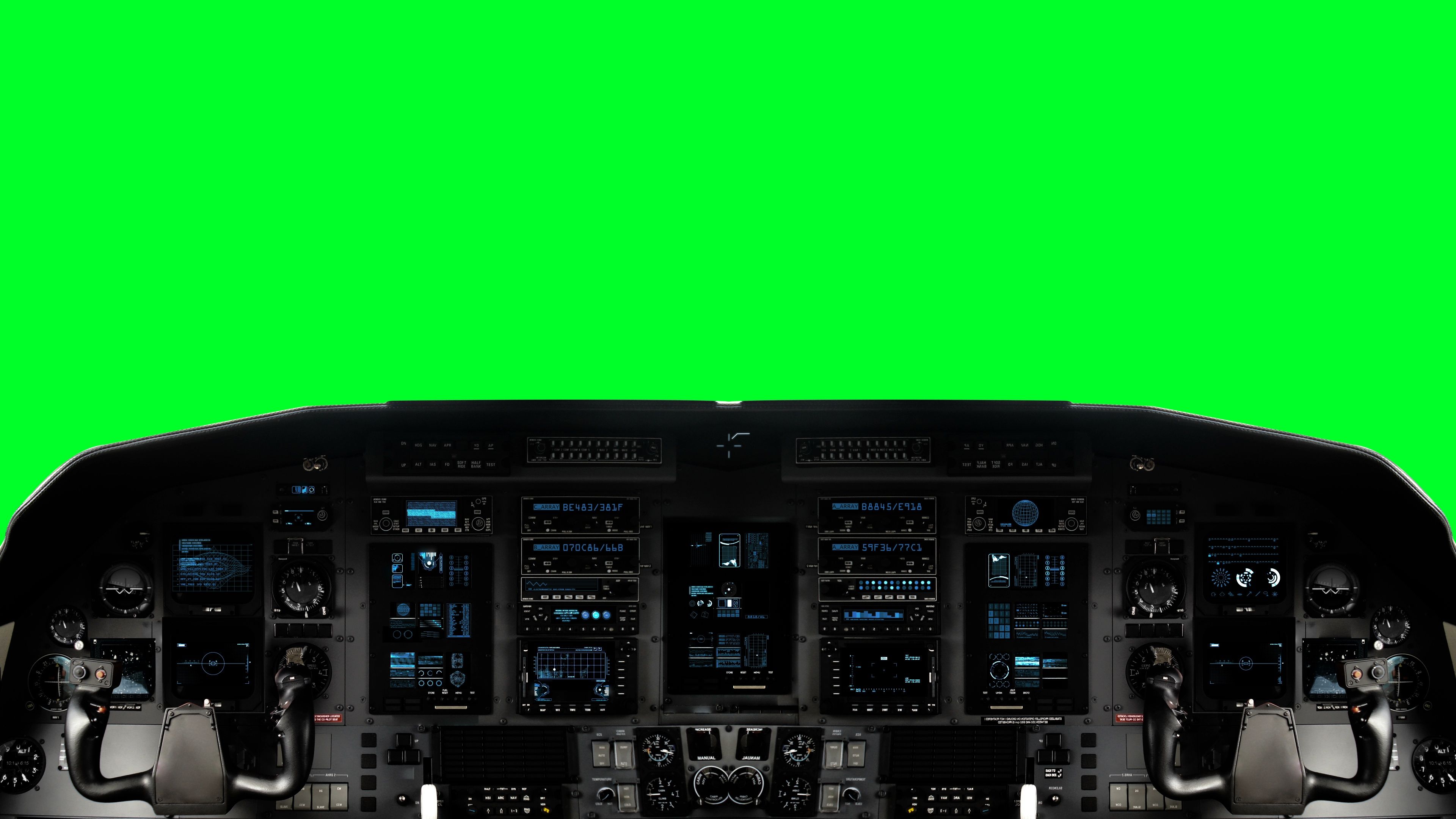 Spaceship Cockpit Background