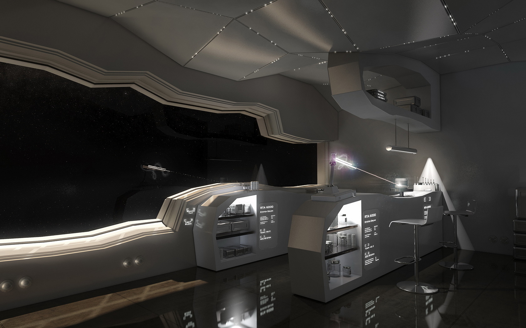 Spaceship Interior Wallpapers