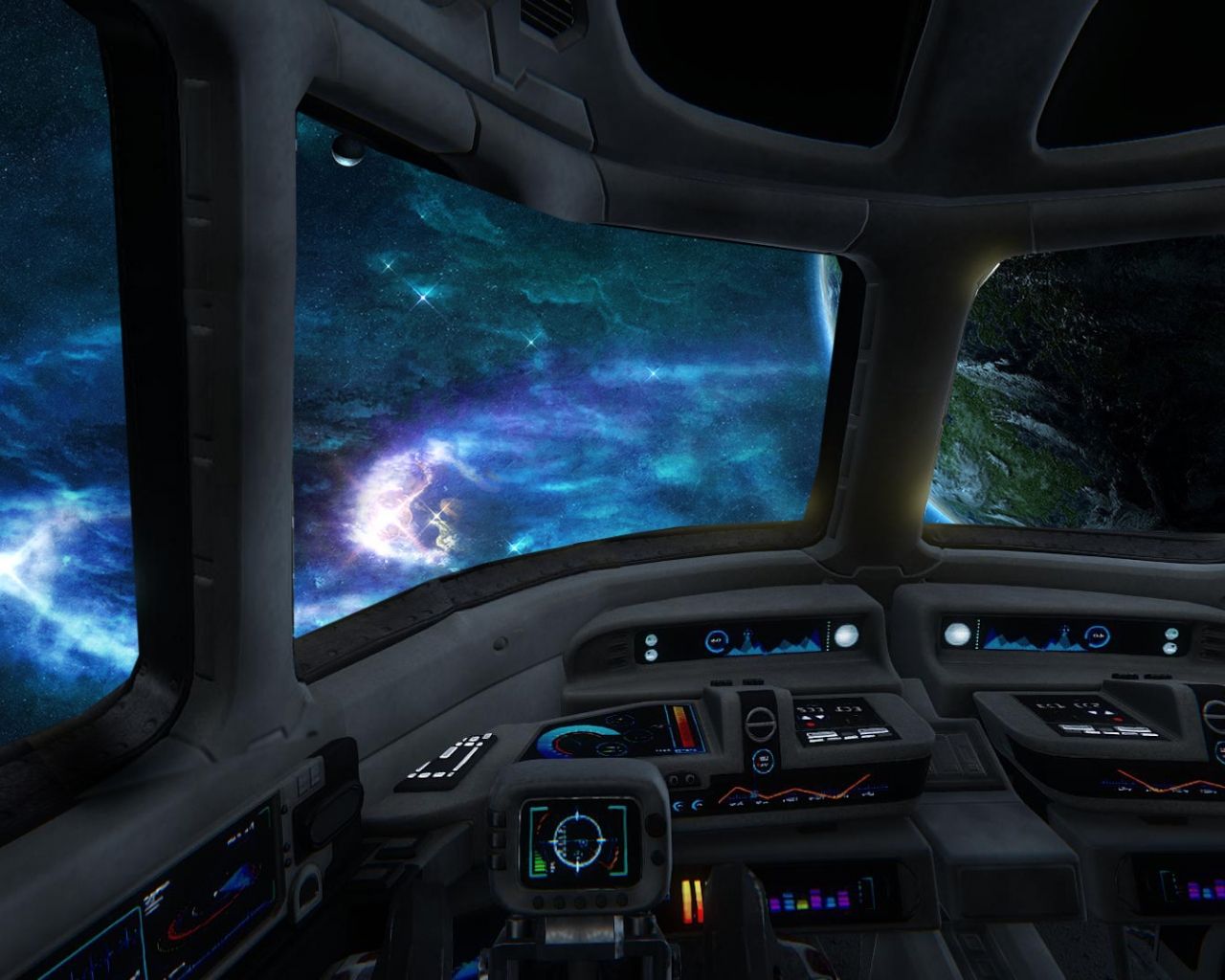 Spaceship Interior Wallpapers