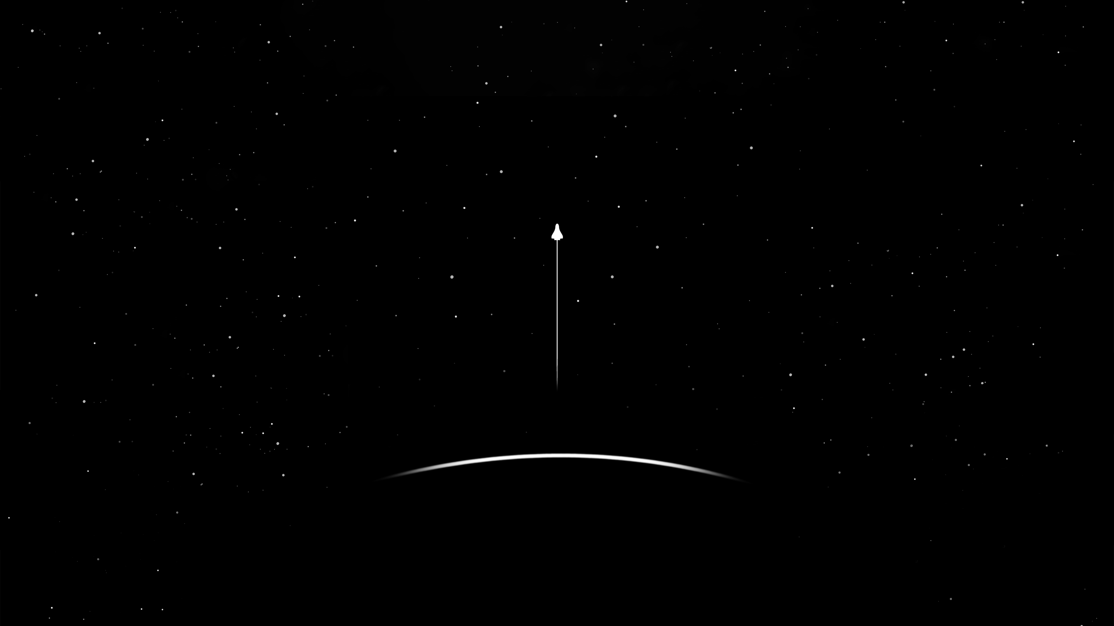 Spaceship Minimalism Wallpapers