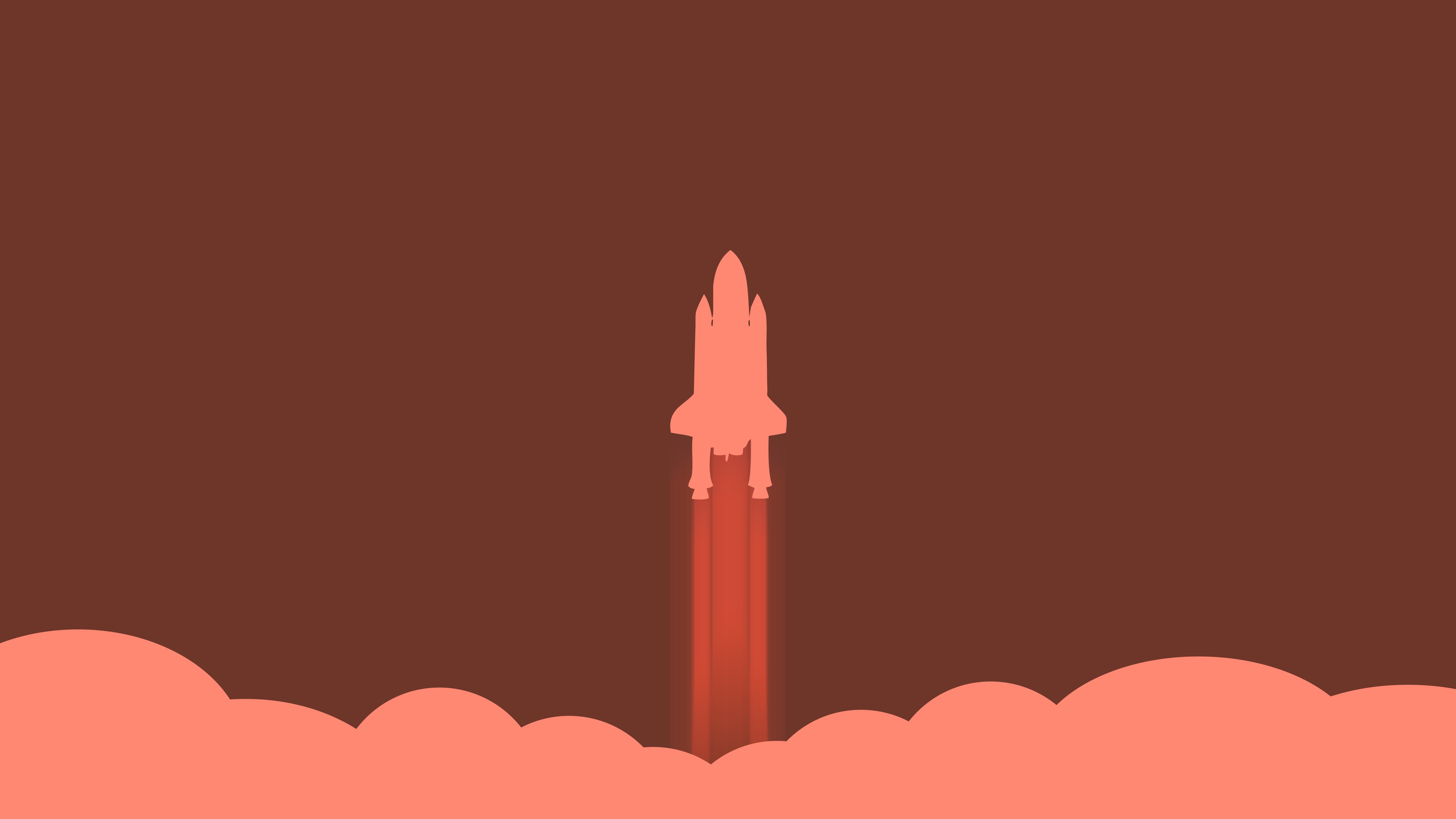 Spaceship Minimalism Wallpapers